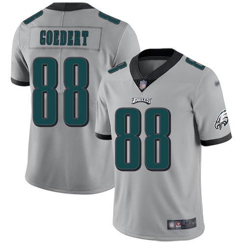 Men Philadelphia Eagles #88 Dallas Goedert Limited Silver Inverted Legend NFL Jersey Football->philadelphia eagles->NFL Jersey